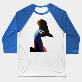 Cassowary Baseball T-Shirt